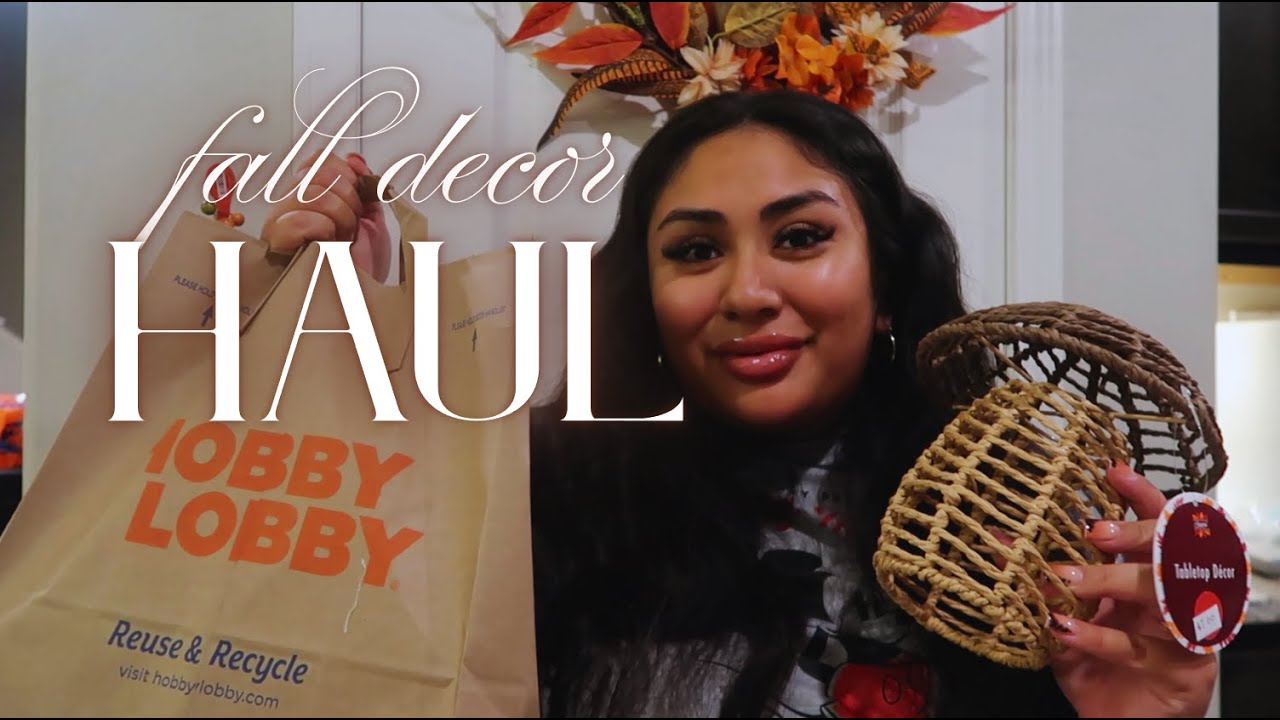 Fall Decor Haul 2025 | HOBBY LOBBY,  DOLLAR TREE