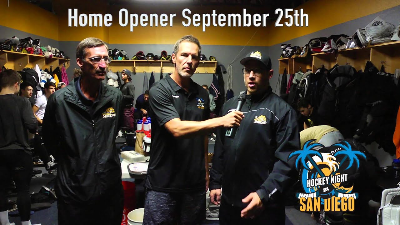 San Diego Saber's Home Opener on September 25th at Iceplex Escondido