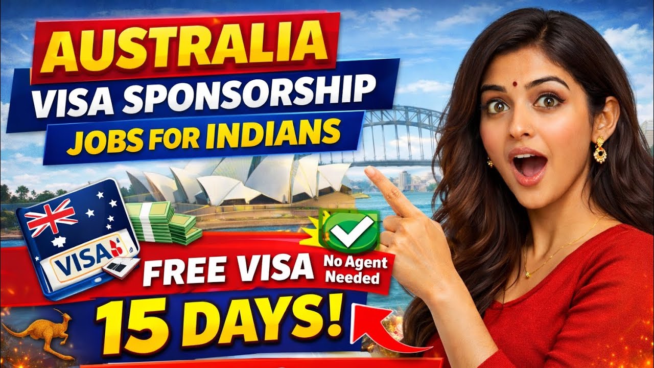 Australia Visa Sponsorship Jobs 2026 🔥 Free Visa in 15 Days