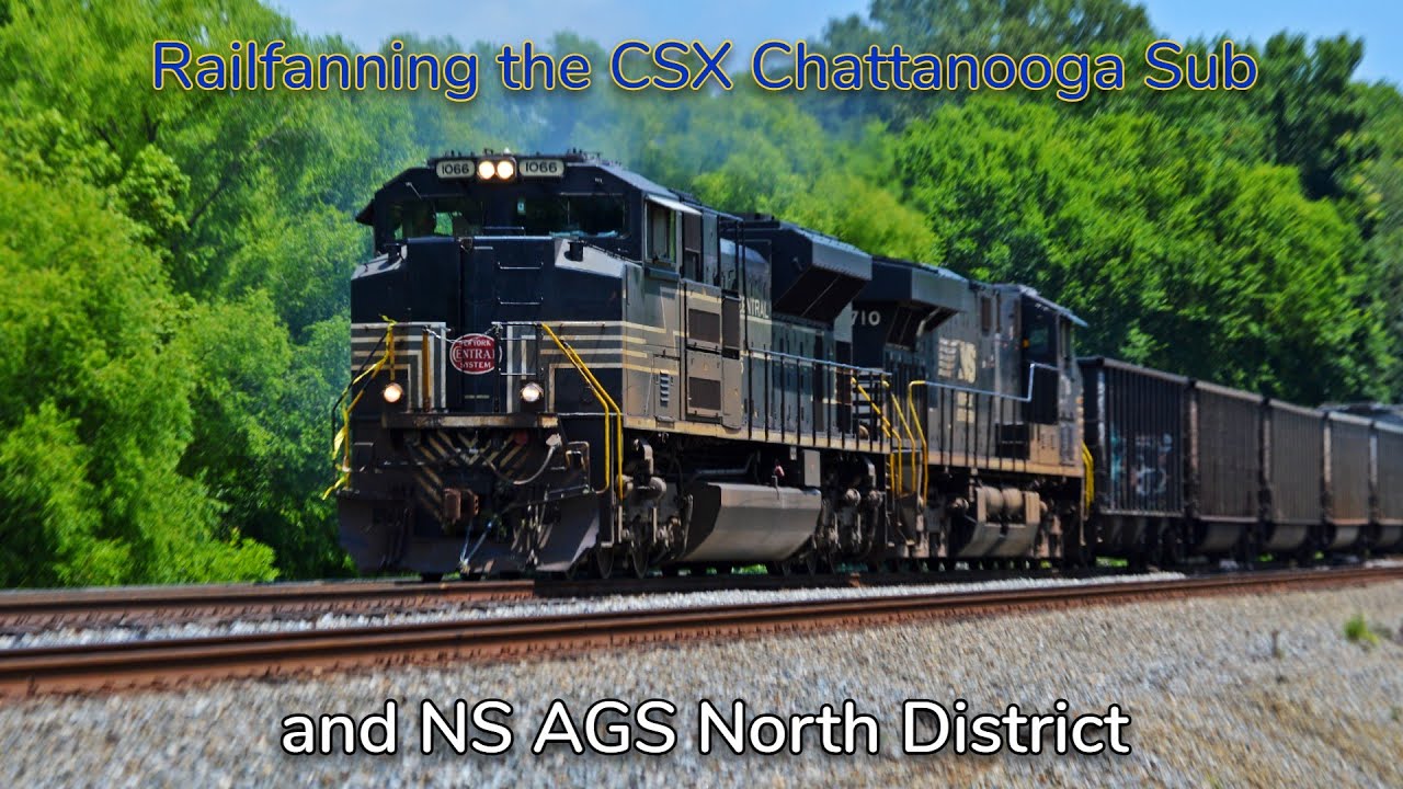 A Saturday in June Along the CSX Chattanooga Subdivision and NS AGS North District - 06-21-25