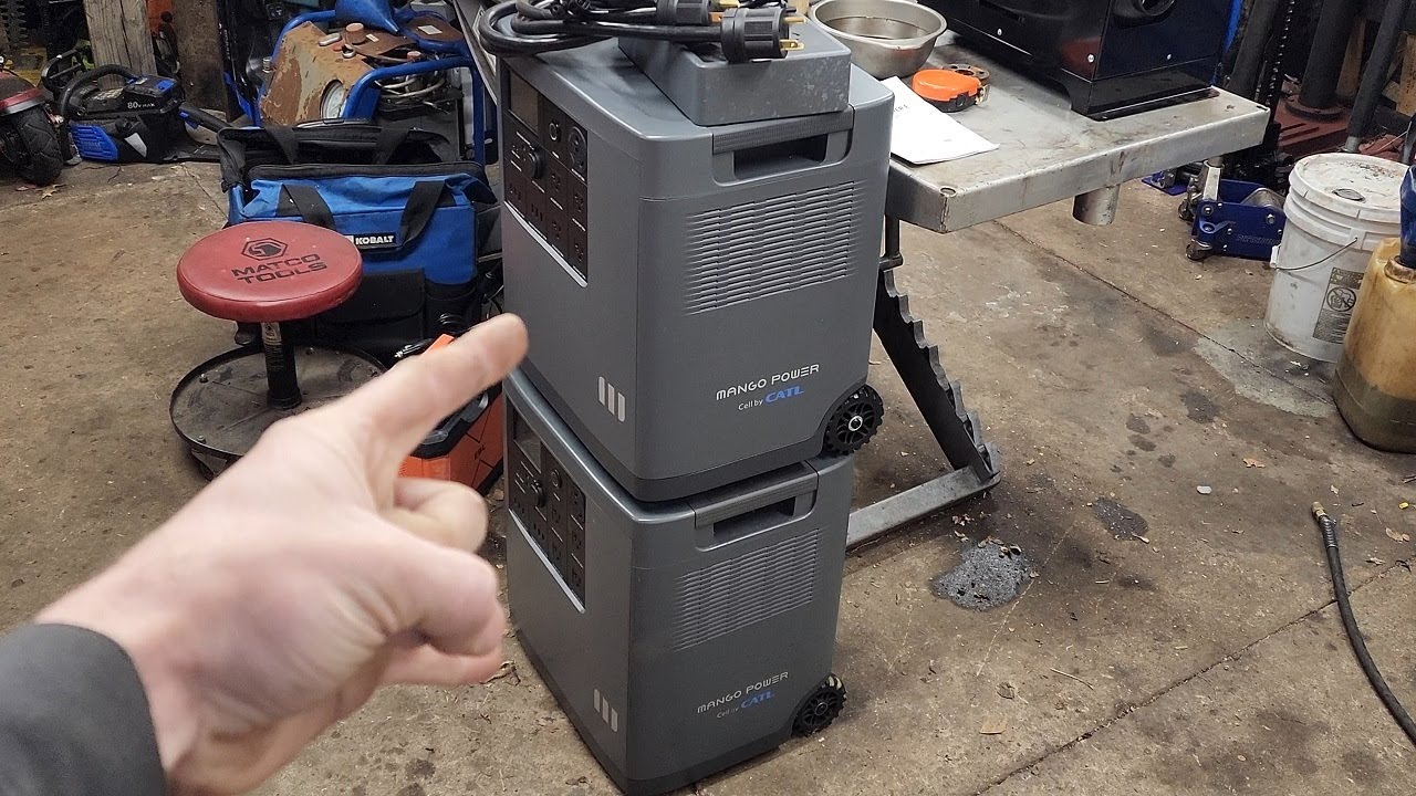 Powering The House with 2 Mango Power E Power Stations - NNKH