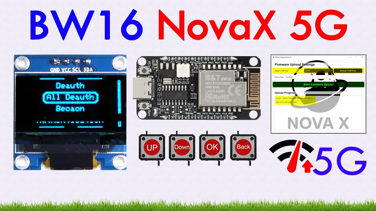 NovaX 5G &mdash; RTL8720DN BW16 Firmware Demo &middot; Community Safe