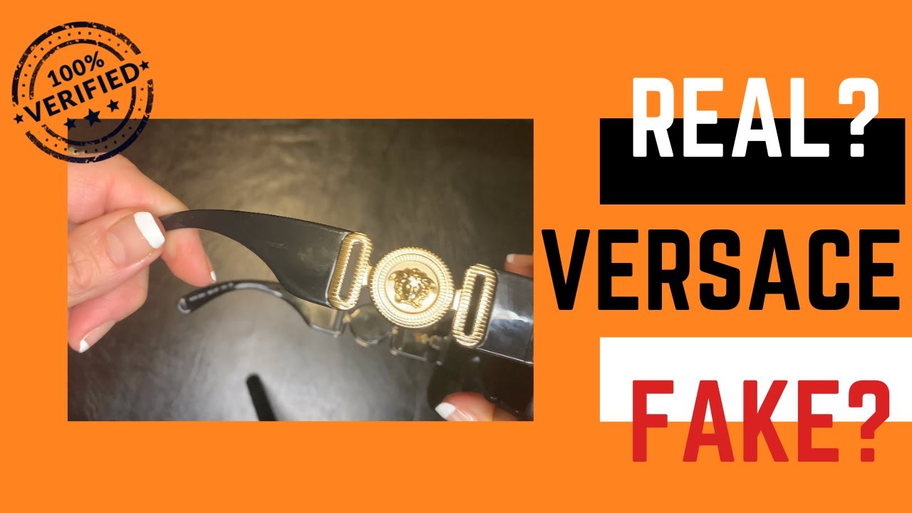 REAL OR FAKE ? VERSACE SUNGLASS AUTHENTICATION NV CHANNEL