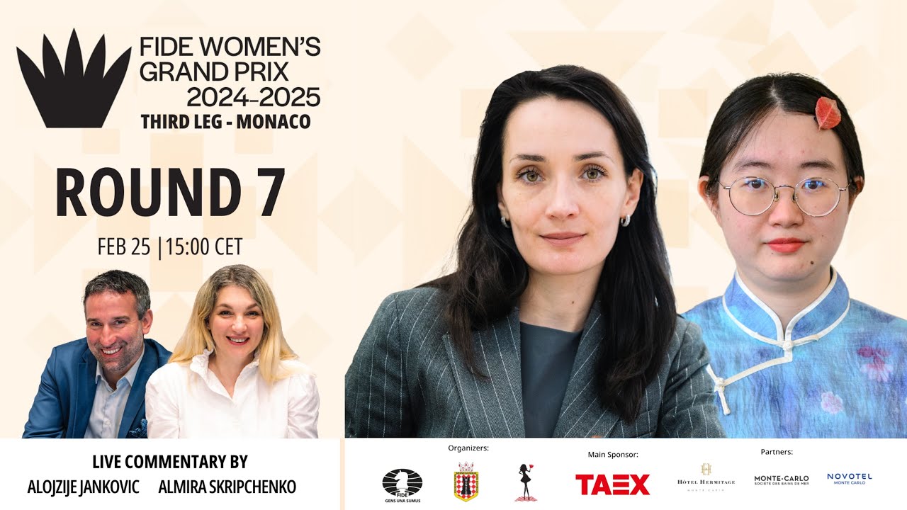 Round 7 | FIDE Women’s Grand Prix | Third Leg | ft. Lagno, Tan, Koneru, Kosteniuk & More