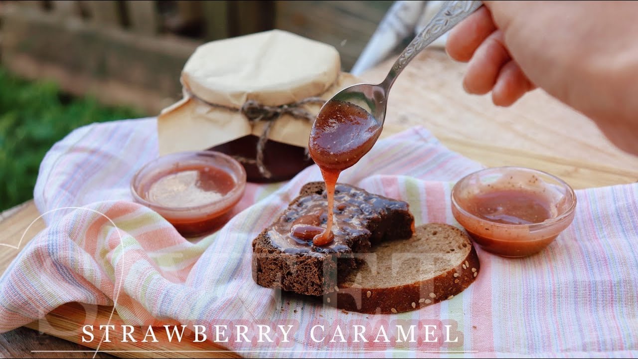 КЛУБНИЧНАЯ КАРАМЕЛЬ | Strawberry Caramel Sauce | #Juli_FoodSweets