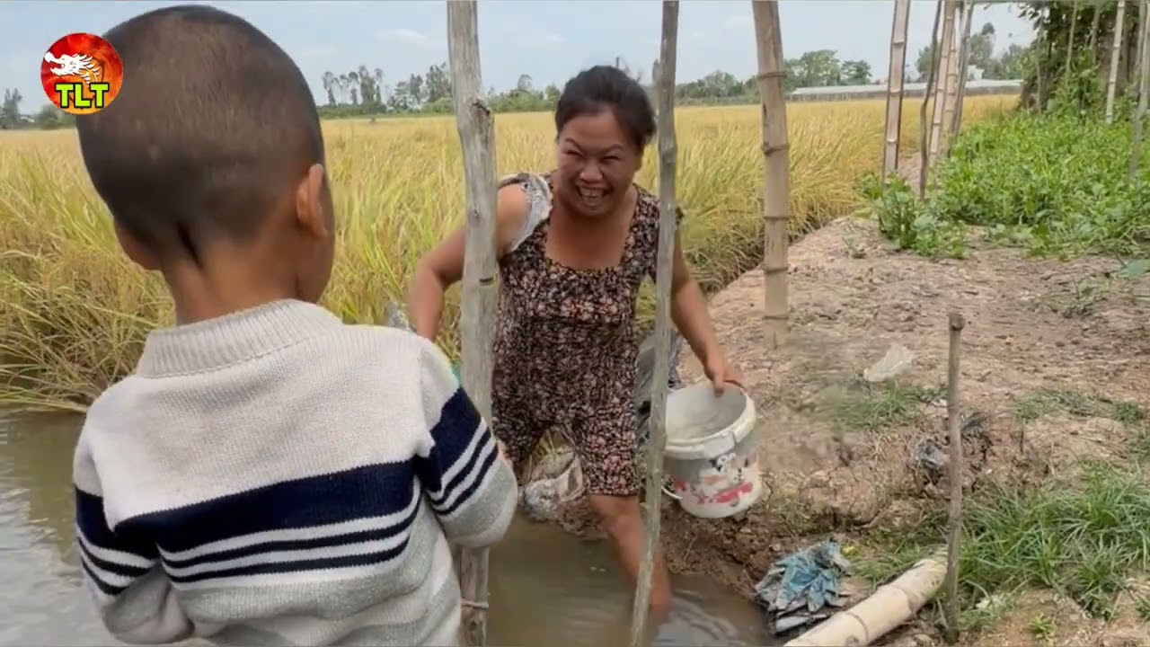 Kh&acirc;m phục chị Lan hai mẹ con ở nh&agrave; hoang cuộc sống thế n&agrave;y