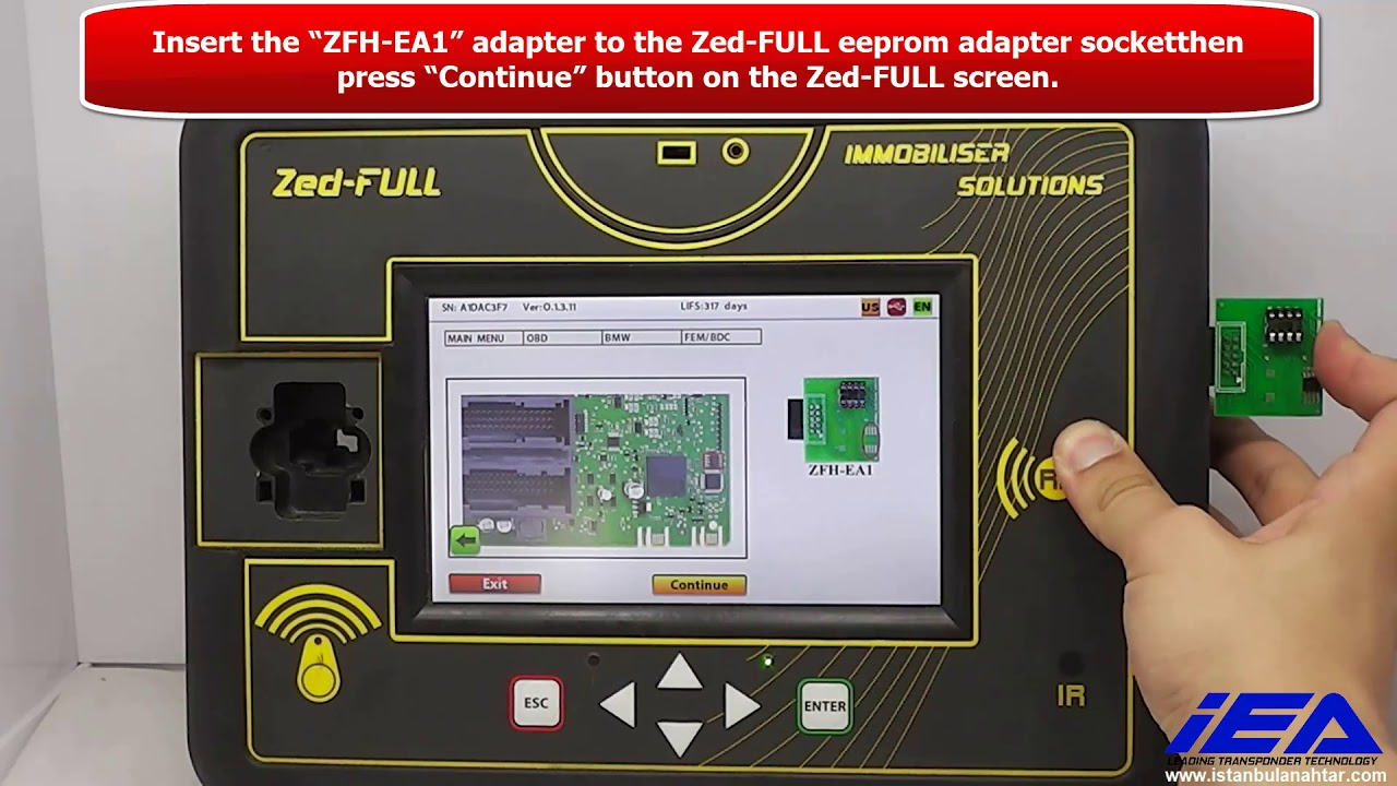 Zed-FULL F Series BMW (FEM/BDC MODULE) key programming via OBD