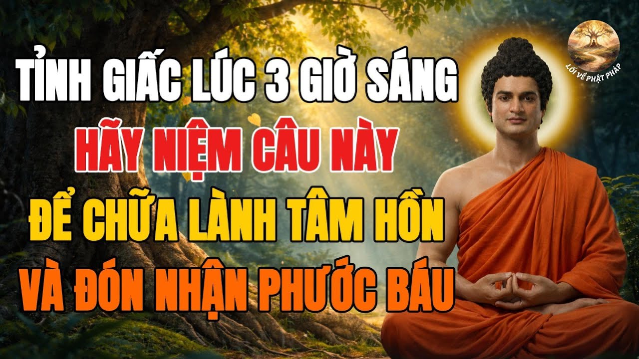 Tỉnh giấc Lúc 3 Giờ Sáng, Hãy Niệm Câu Này Để Chữa Lành Tâm Hồn Và Đón Nhận Phước Báu.