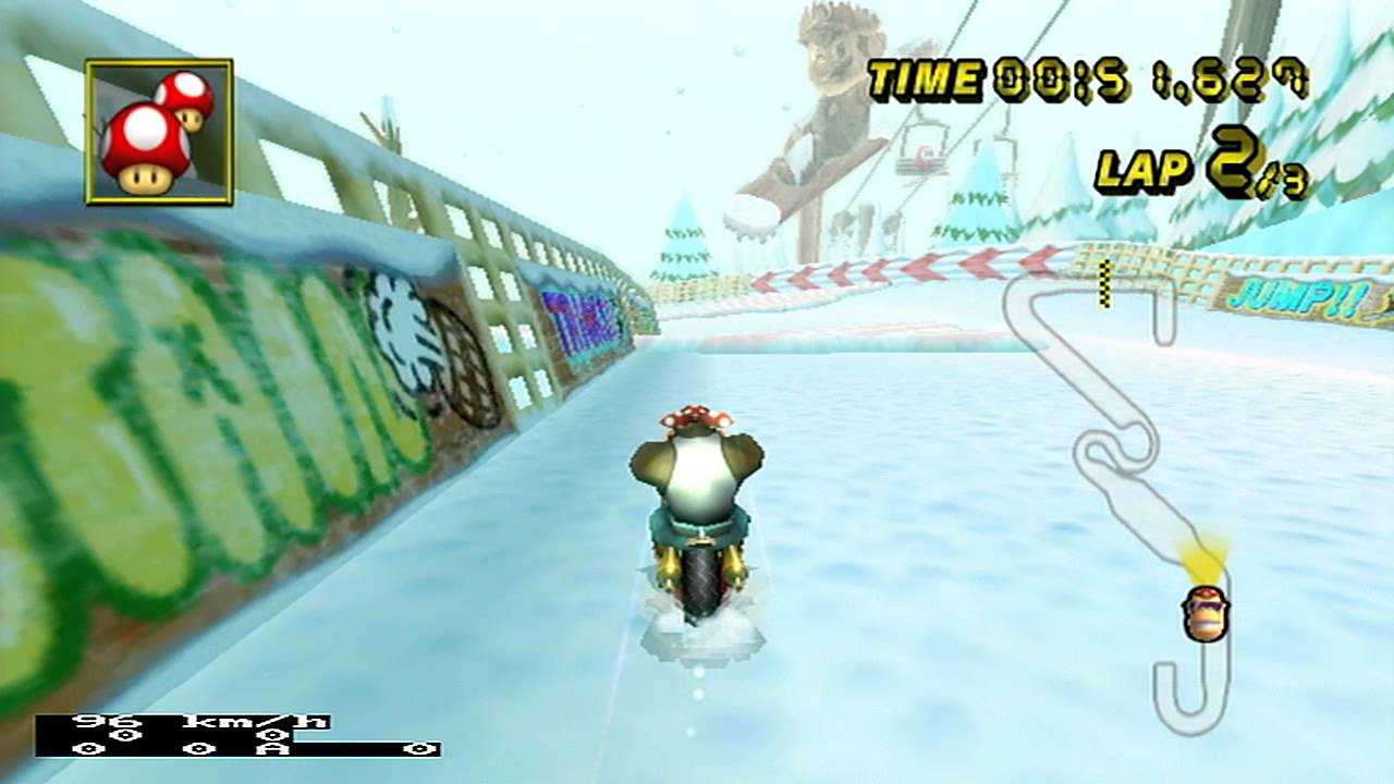 [MKW WR] DK's Snowboard Cross - 01:48.798 - Blake