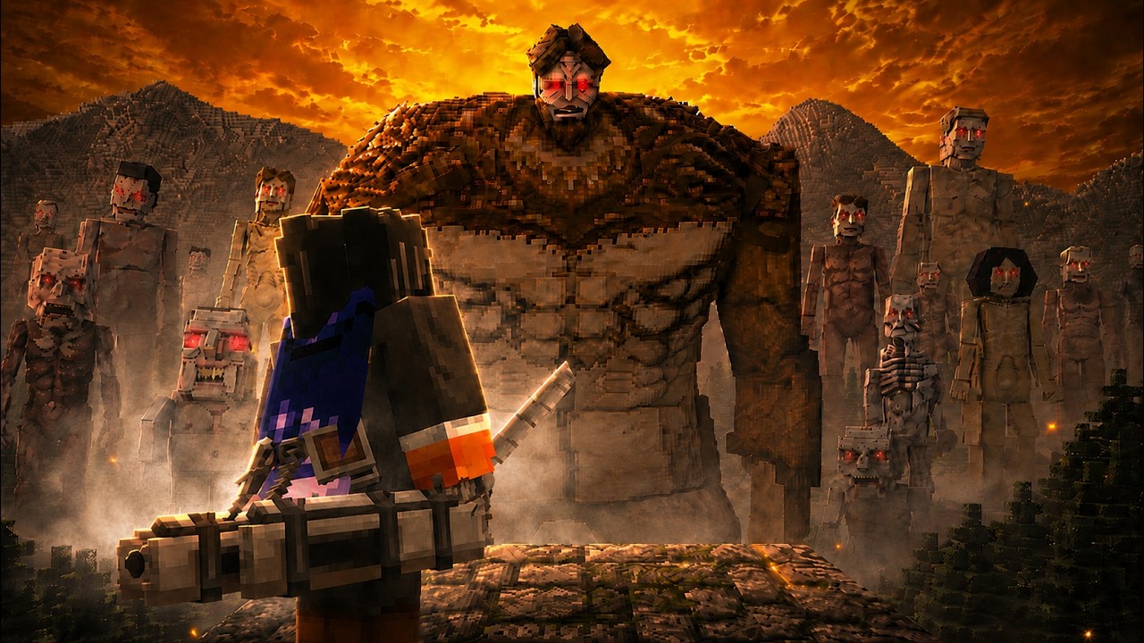 How I Joined a TITAN ONLY Minecraft SMP! @SenpaiSpider