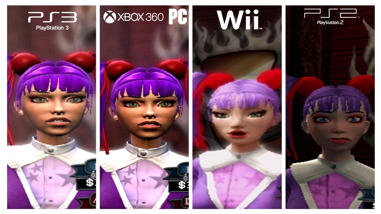 Guitar Hero World Tour - PS2 vs Wii vs PS3 vs Xbox 360/PC - Comparación Gráfica