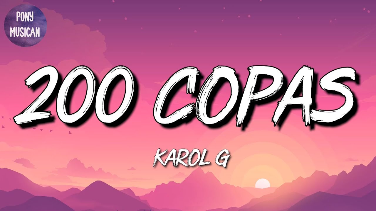 🎵 [Reggaeton] KAROL G - 200 COPAS || Romeo Santos, Bad Bunny, Lenny Tavárez (Mix)