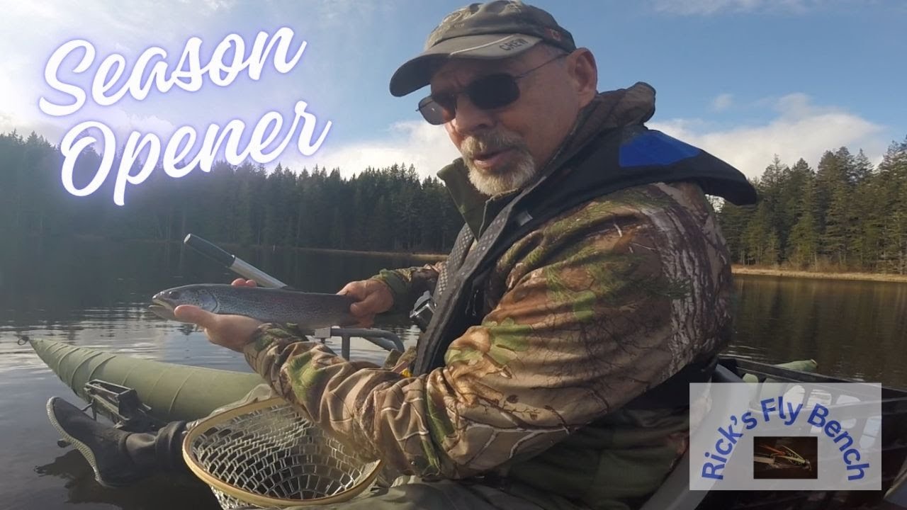 Fly fishing coast cutthroat trout