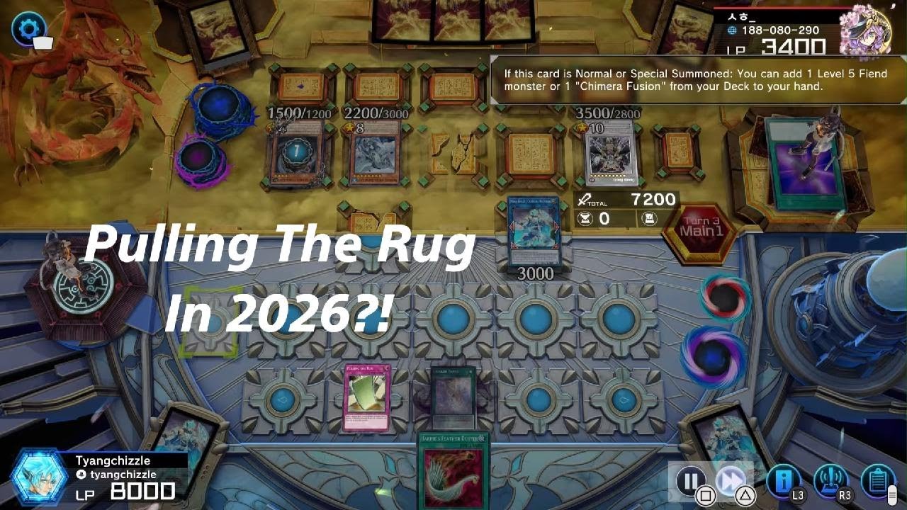 Yu-Gi-Oh! Master Duel - Pulling The Rug & getting rid of Almighty Avramax got me the W