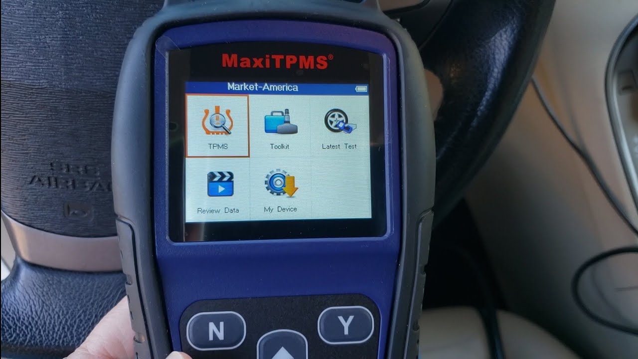 Autel TS501 Pro Relearning TPMS Sensors to Your Vehicle After Sensor Reprogramming