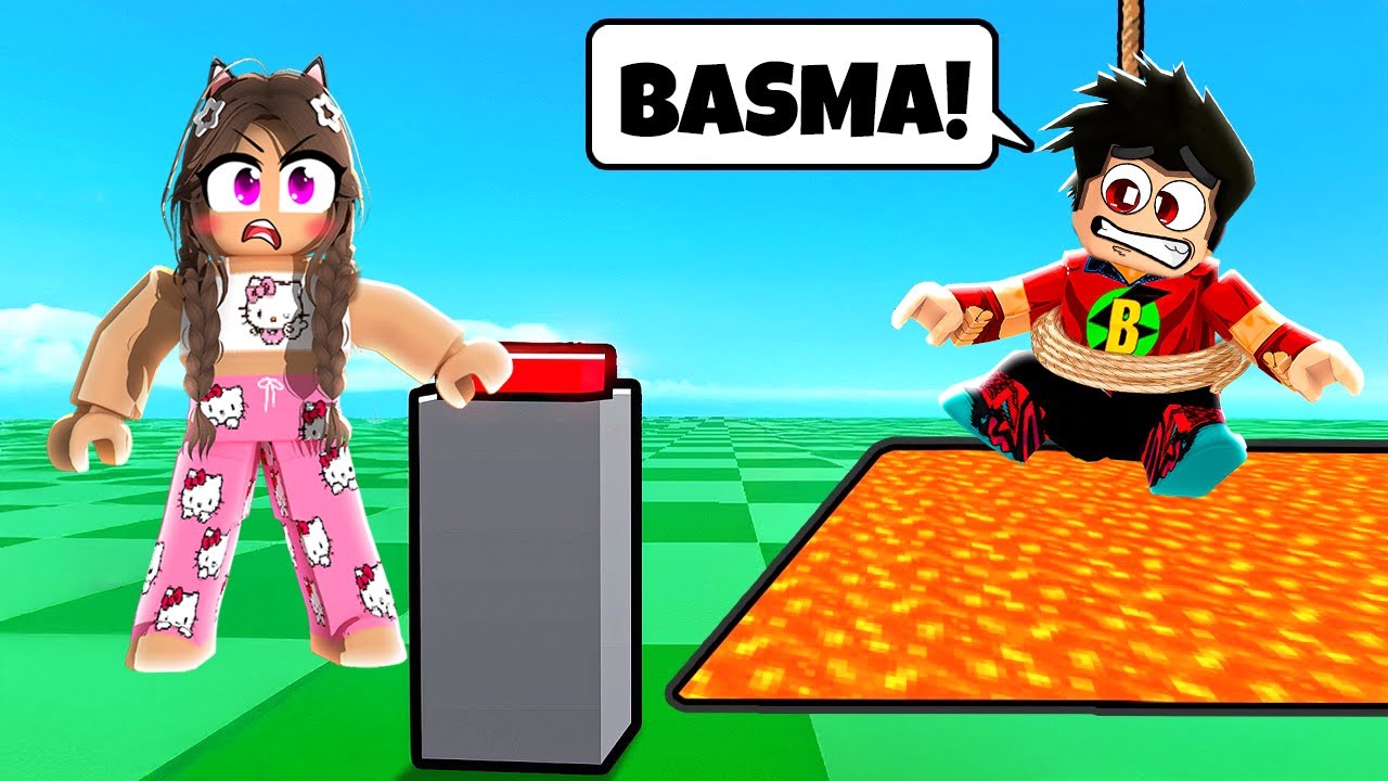 BABİ İLE SAKIN BUTONA BASMA OYNADIK! AMA BEN BASTIM 😂 Roblox