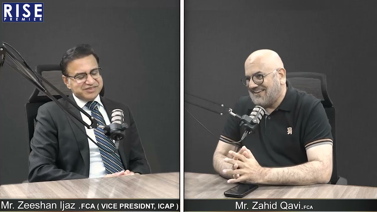 Podcast 🎙️  Mr. Zeeshan Ijaz.FCA | Vice President, ICAP