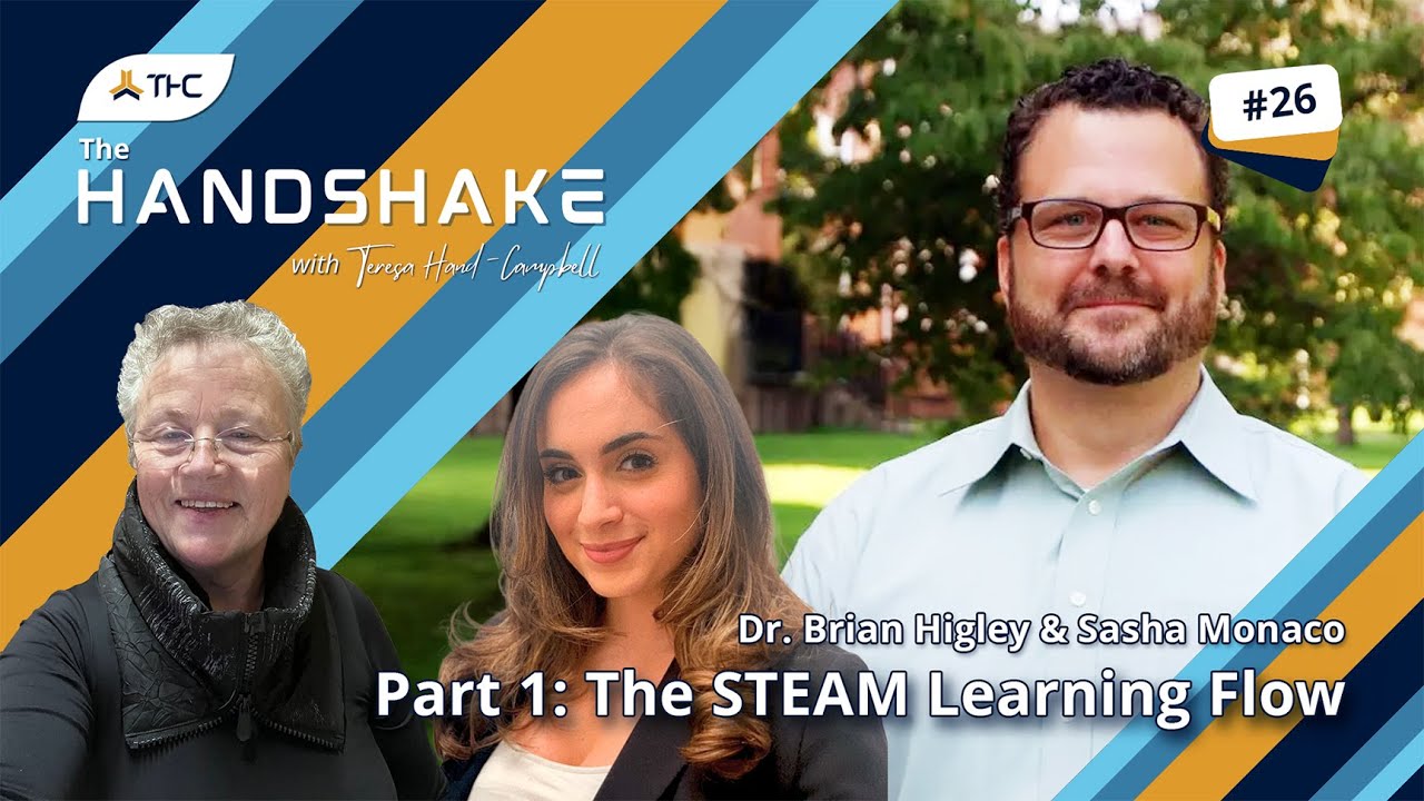 The Handshake | Ep.26 Part 1 | The STEAM Learning Flow with Dr. Brian Higley & Sasha Monaco