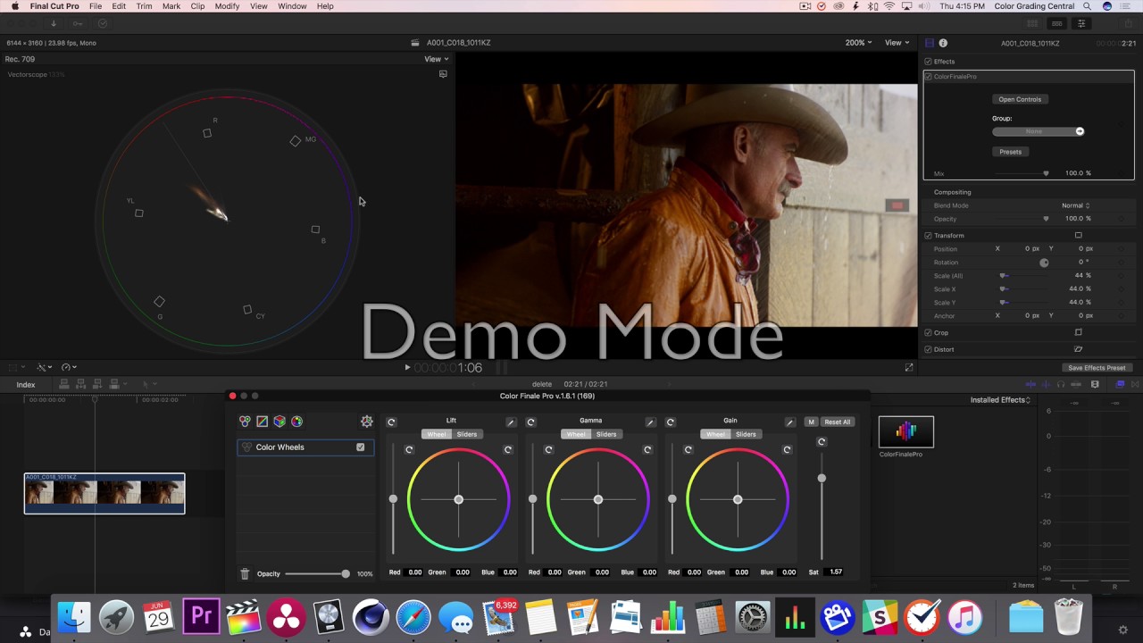 How to Guage Saturation with Vectorscope