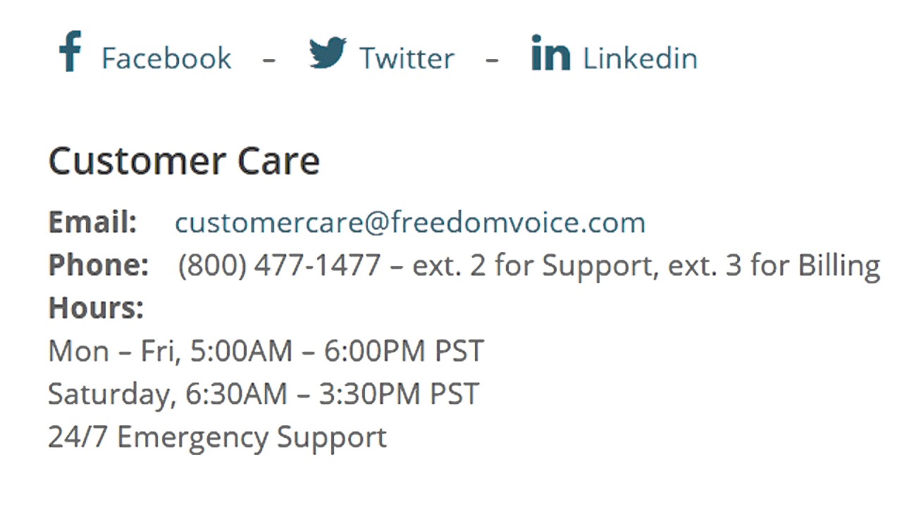 .8  FreedomVoice Support Queues