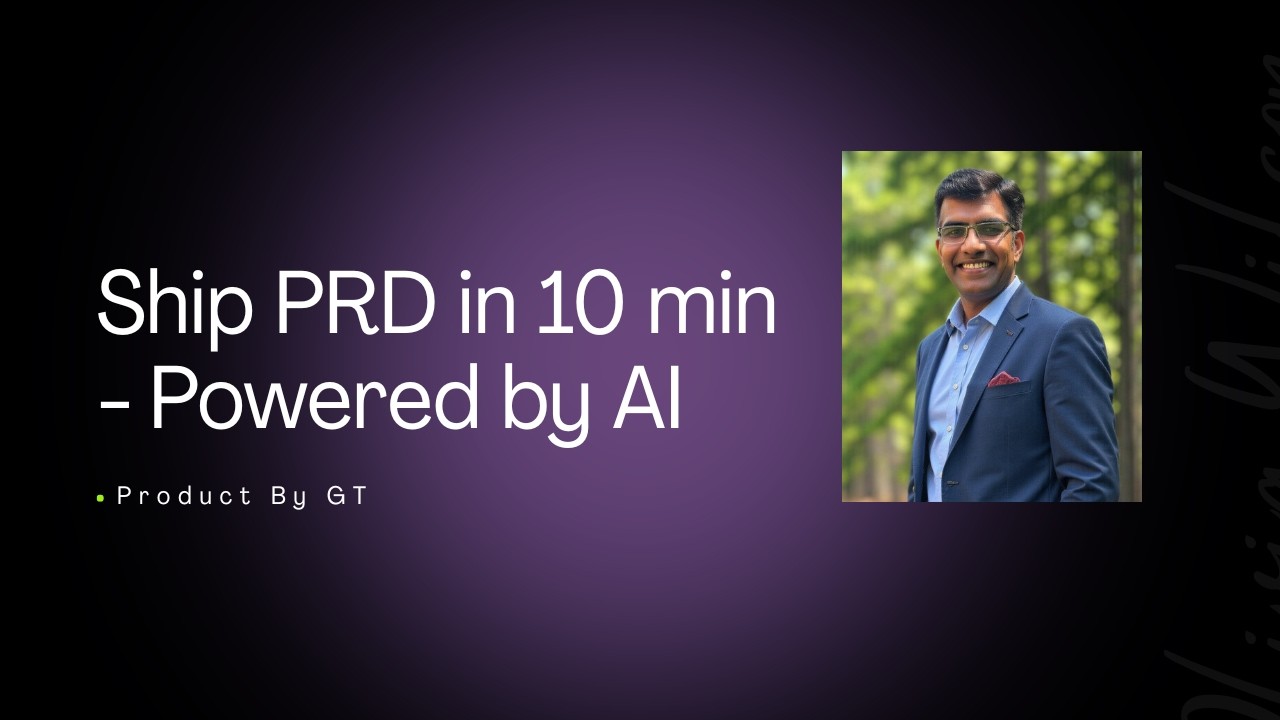 Ship your PRD in 10 minutes &mdash; powered by AI, precision, and speed.