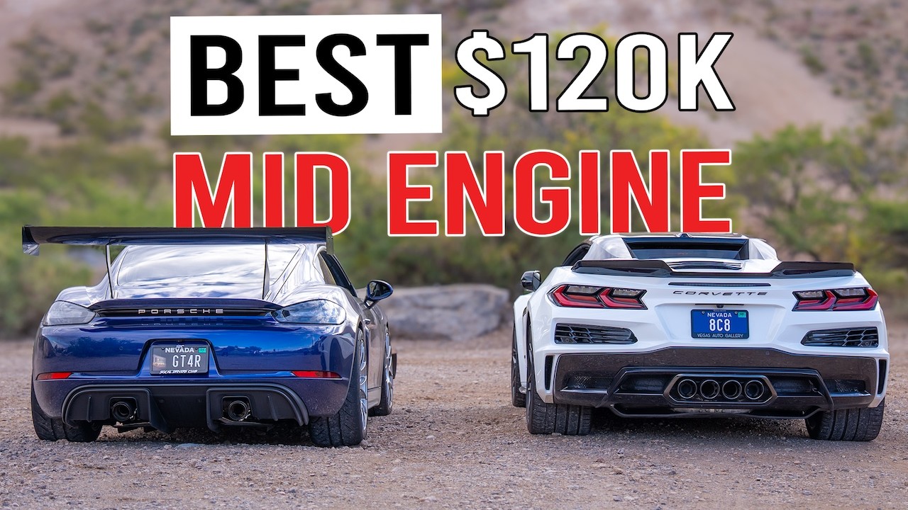 Лучший вариант за 120 тысяч долларов? | Porsche 718 Cayman GT4 против Chevrolet Corvette Z06 (C8)