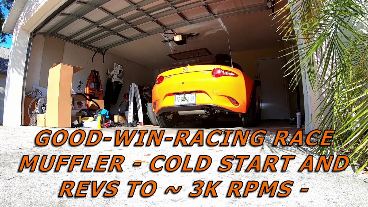 Goodwin Race Muffler vs. Stock Exhaust - 2019 30AE ND Miata (MX-5)