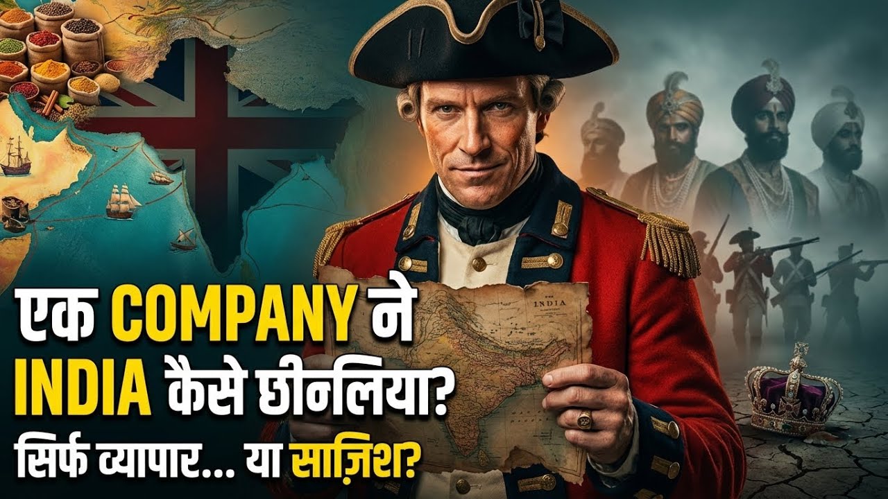 ईस्ट इंडिया कंपनी: व्यापार से भारत पर शासन तक का इतिहास#east #india 