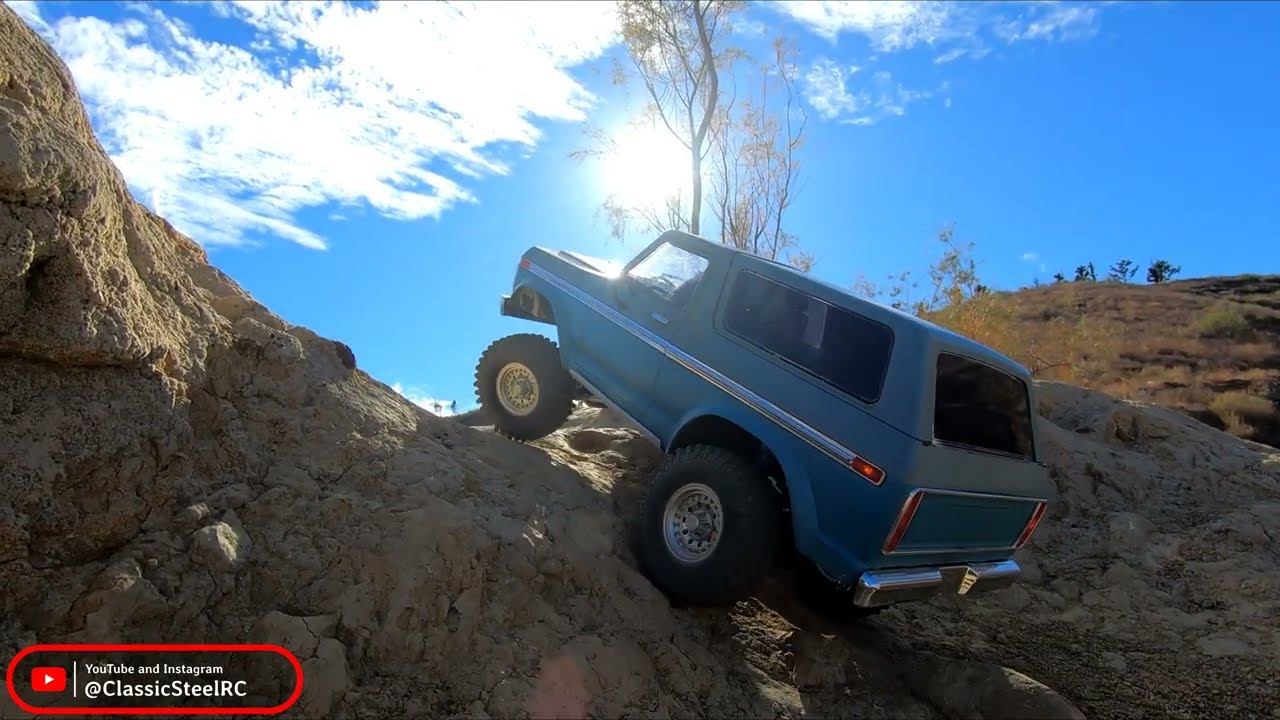 1978 Ford Bronco - Custom Built 1/10 Scale RC Rock Crawling #rcrockcrawler #4Kvideo  @ClassicSteelRC