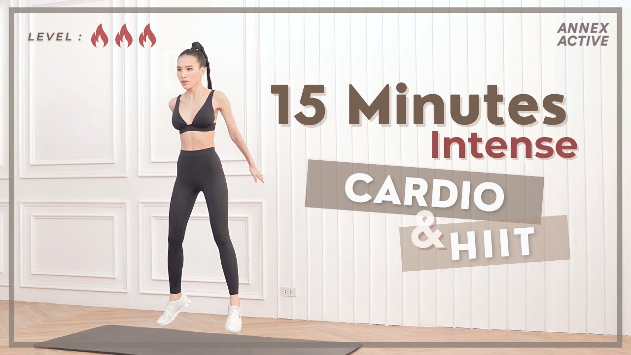 15 นาที เบิร์นไขมัน | CARDIO HIIT WORKOUT