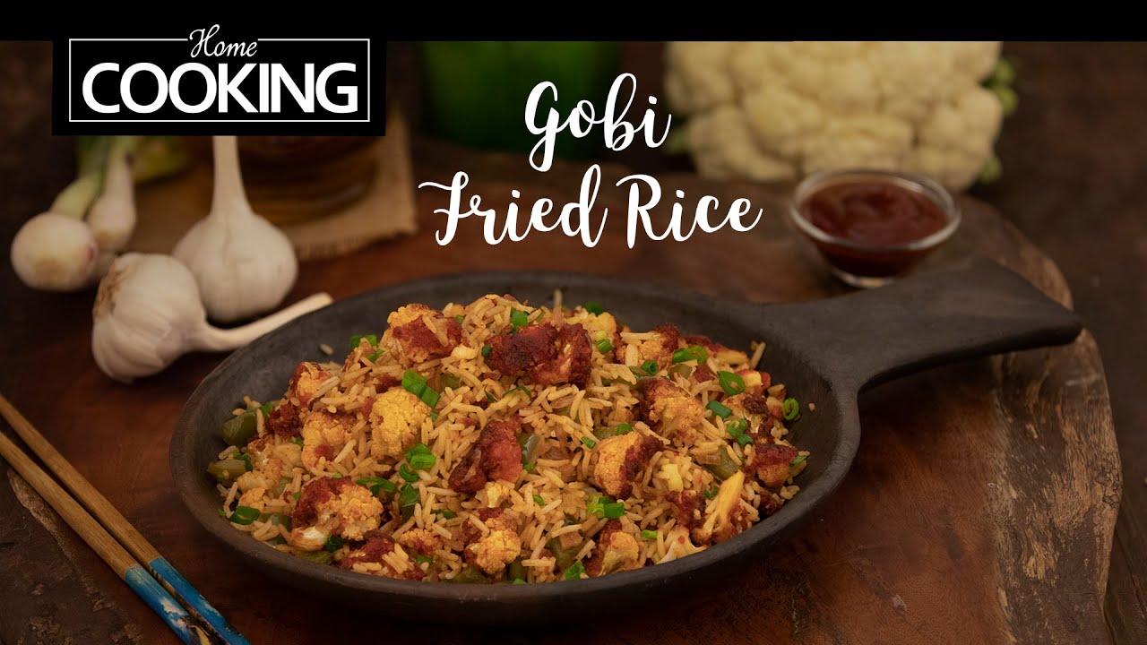 Gobi Fried Rice | Cauliflower Fried Rice | Cauliflower Recipe | Vegetable Fried Rice | Rice Recipes