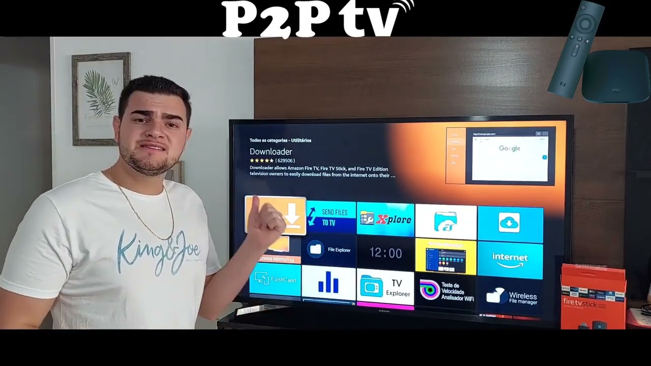 COMO INSTALAR P2P NO FIRE TV STICK 4K REVELEI O MELHOR