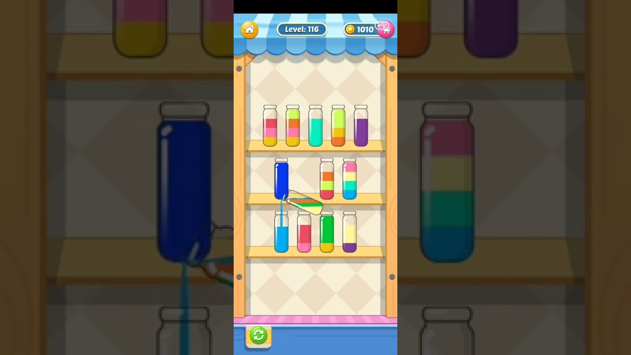 How to solve Water Sort Puzzle - 116