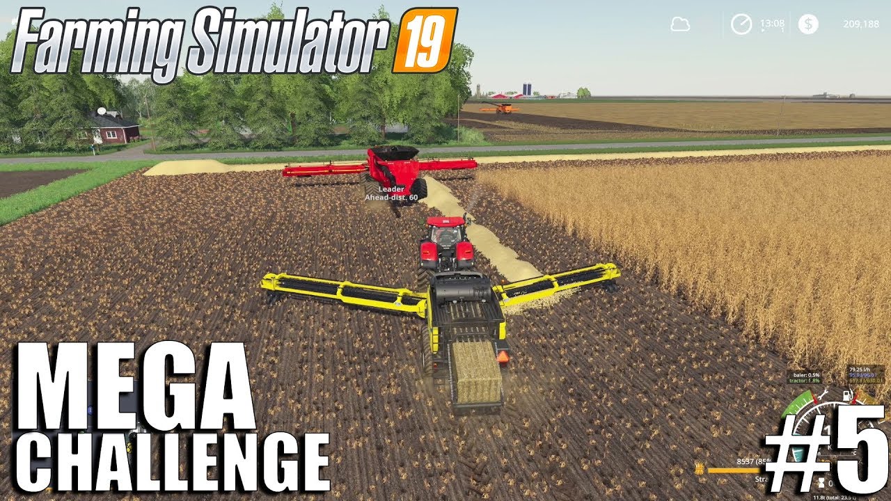 MEGA Equipment Challenge 2.0 | Timelapse #5 | Nebraska Map | FS19 | Farming Simulator 19