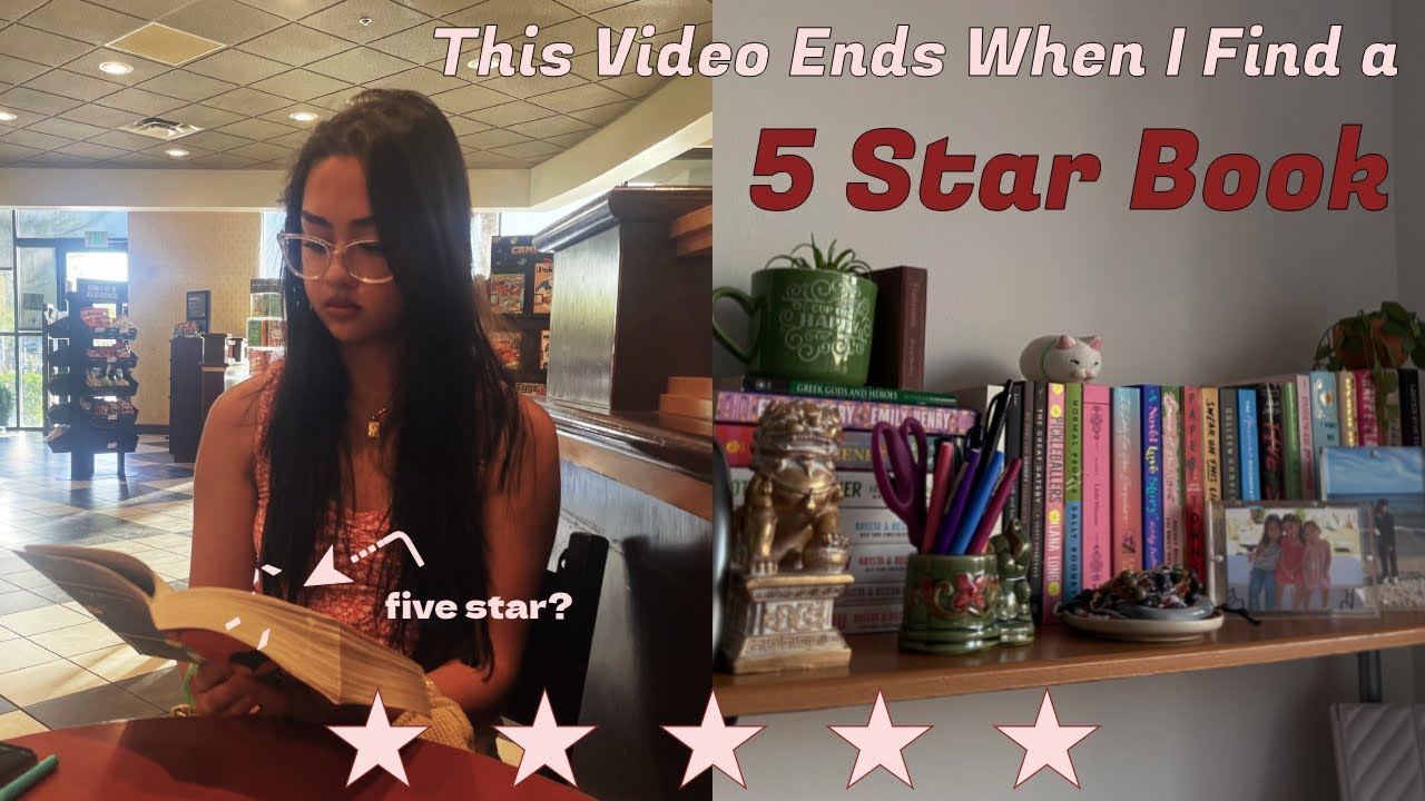 this video ends when i find a 5 star book ⭐️