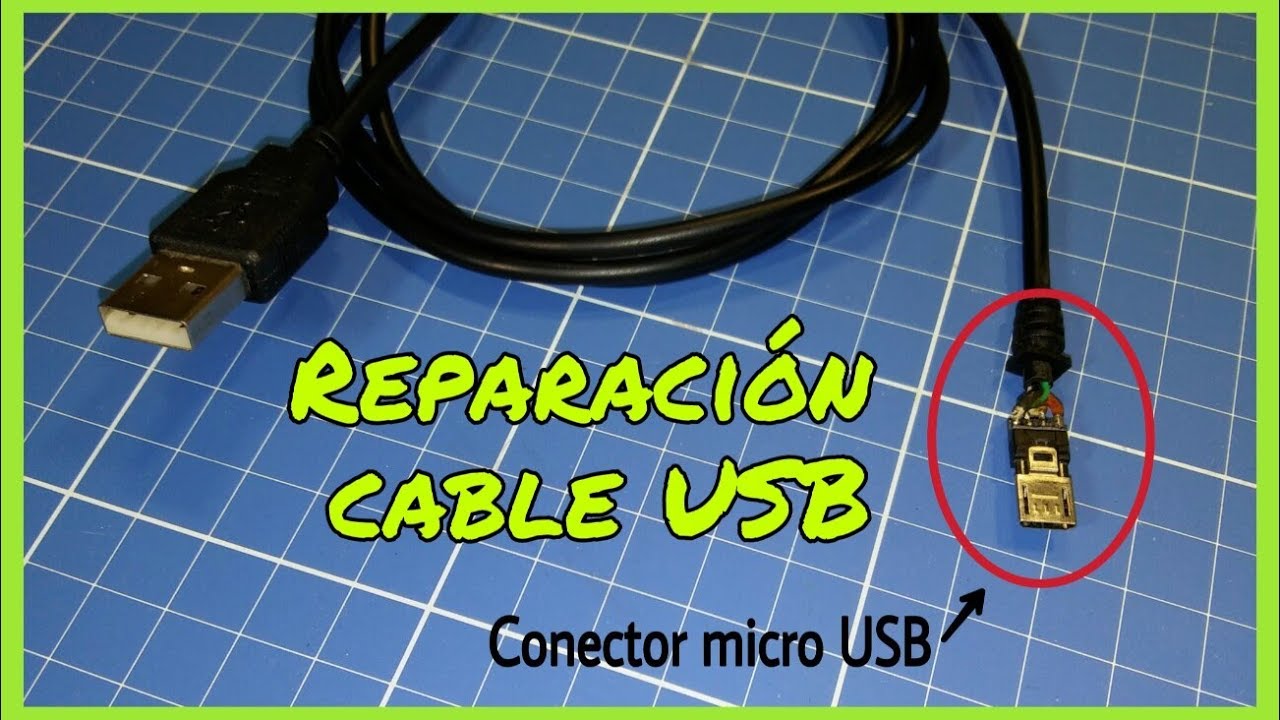 CÓMO REPARAR UN CABLE USB (USB B, MICRO-USB, MINI-USB)