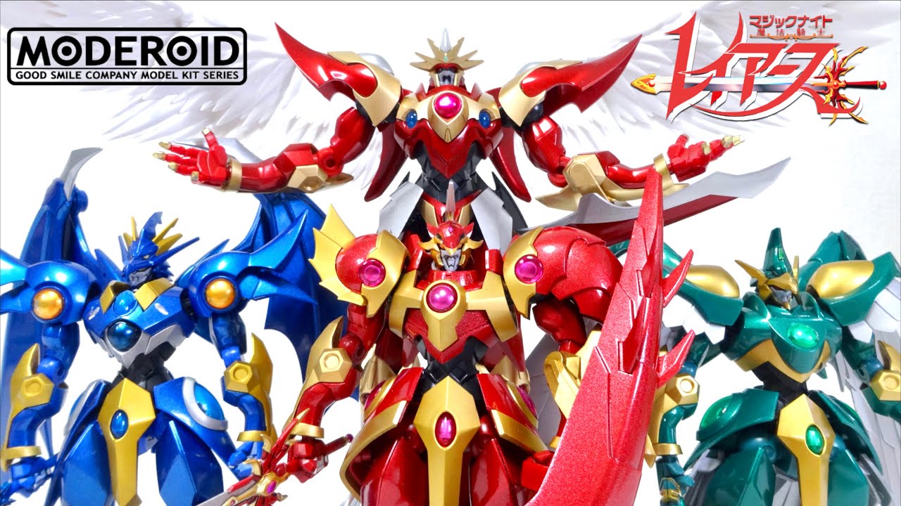【 魔法騎士レイアース 】揃った！めっちゃ神々しい！ MODEROID 合体魔神レイアース ヲタファの止まらないレビュー / Magic Knight Rayearth