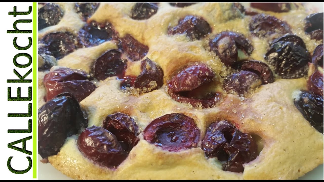 Omas Kirsch Pfannkuchen selber backen. Ein einfaches Rezept ohne Salto