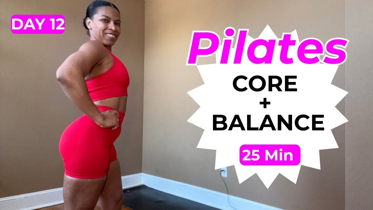25 Min Wall Pilates for CORE STABILITY & BALANCE | 14 Day Wall Pilates Challenge – Day 12