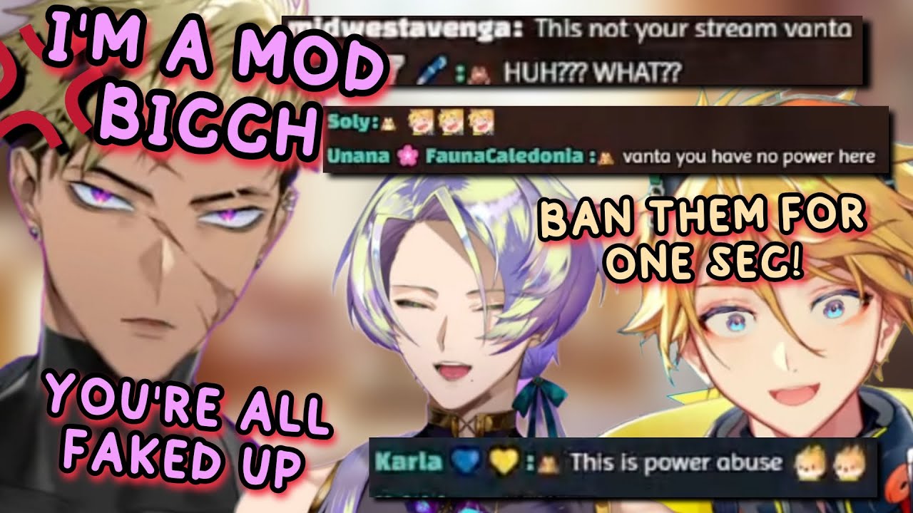 Drunk Vanta Being Savage and Banning Everyone That Is Against Him (but it's wilson's chat) 😂