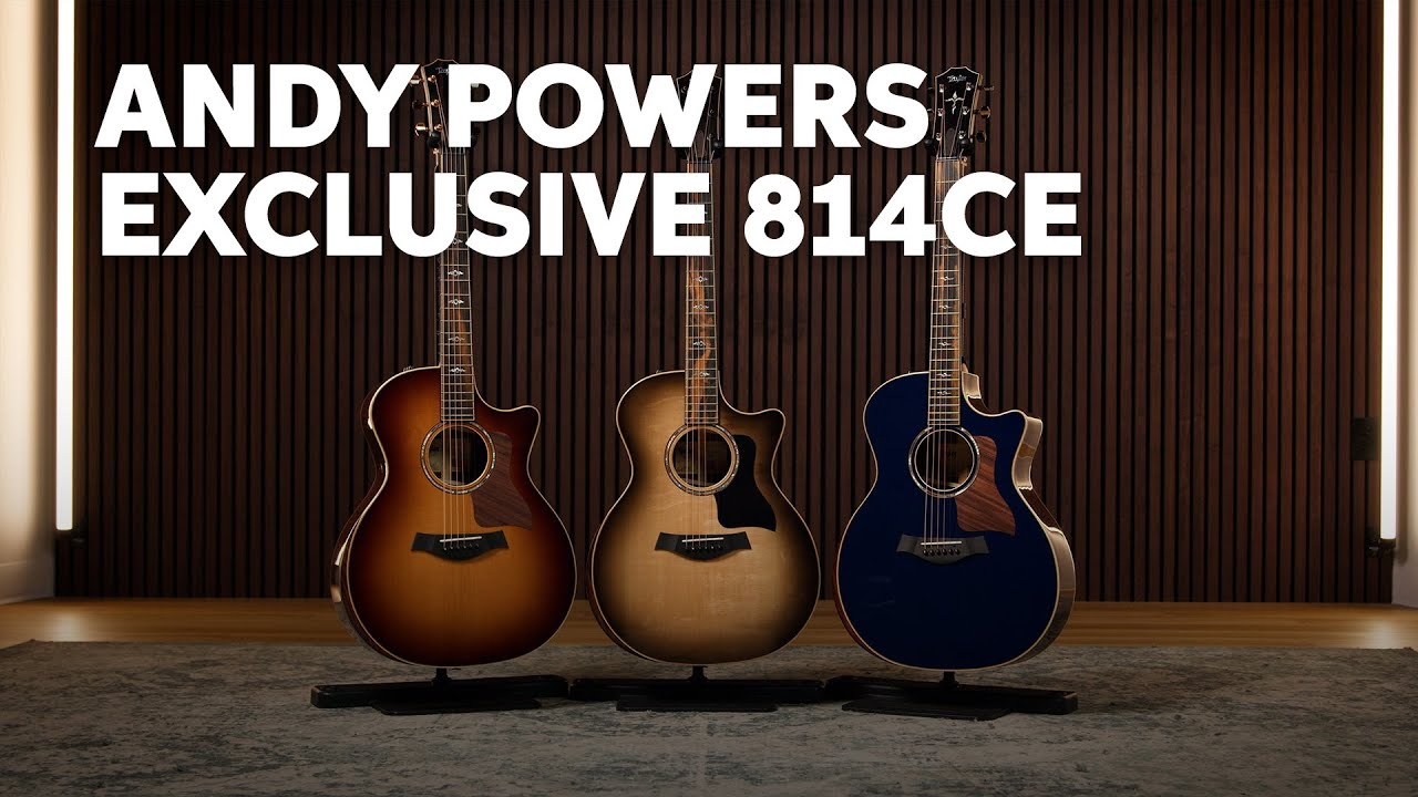 Andy Powers Explores Sweetwater-exclusive Taylor 814ce Guitars