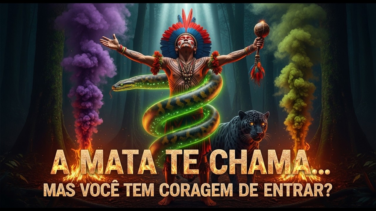 DANÇA DOS ESPÍRITOS DA MATA | Música Xamânica Amazônica para Meditação, Transe e Cura Profunda 🌿🔥