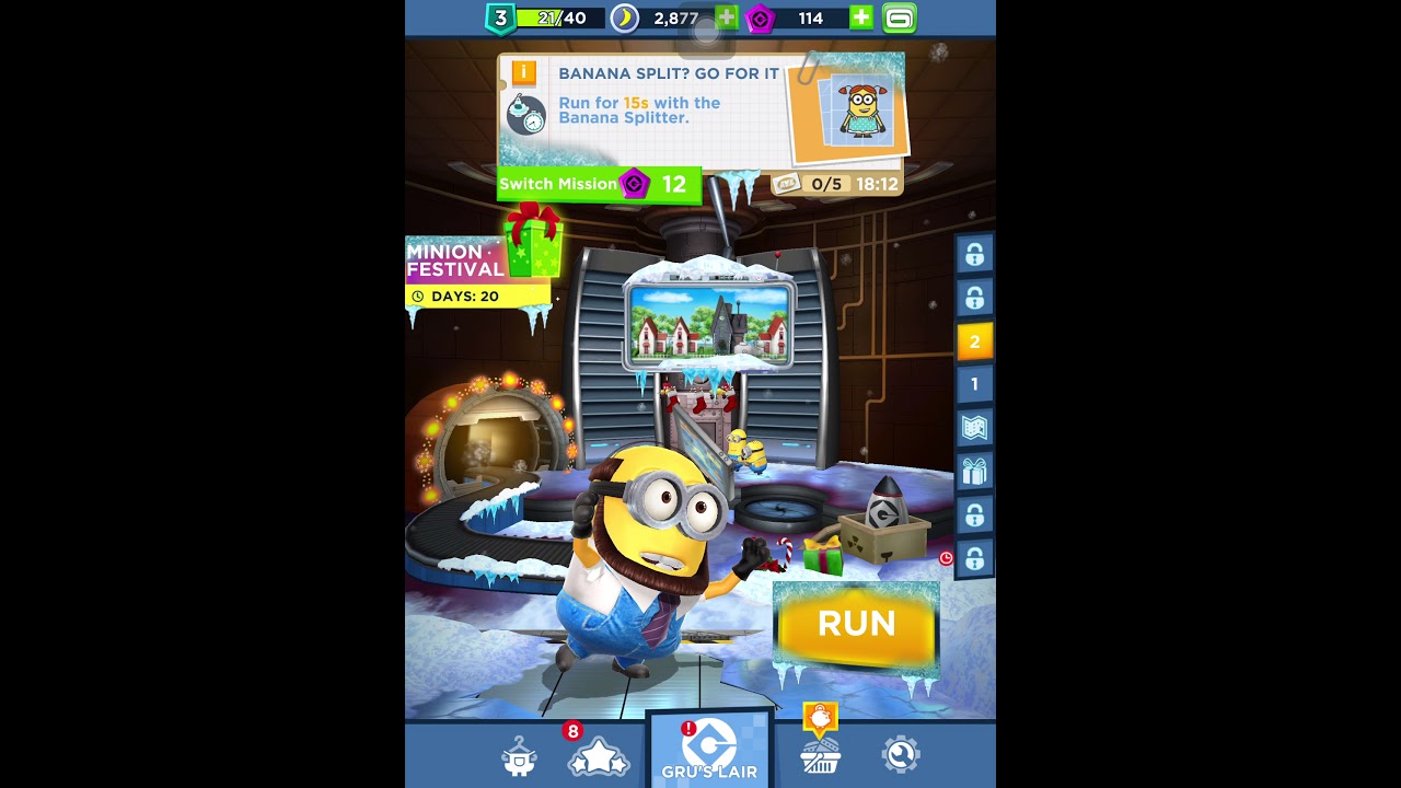 Minion Rush - Grandpa (animation)