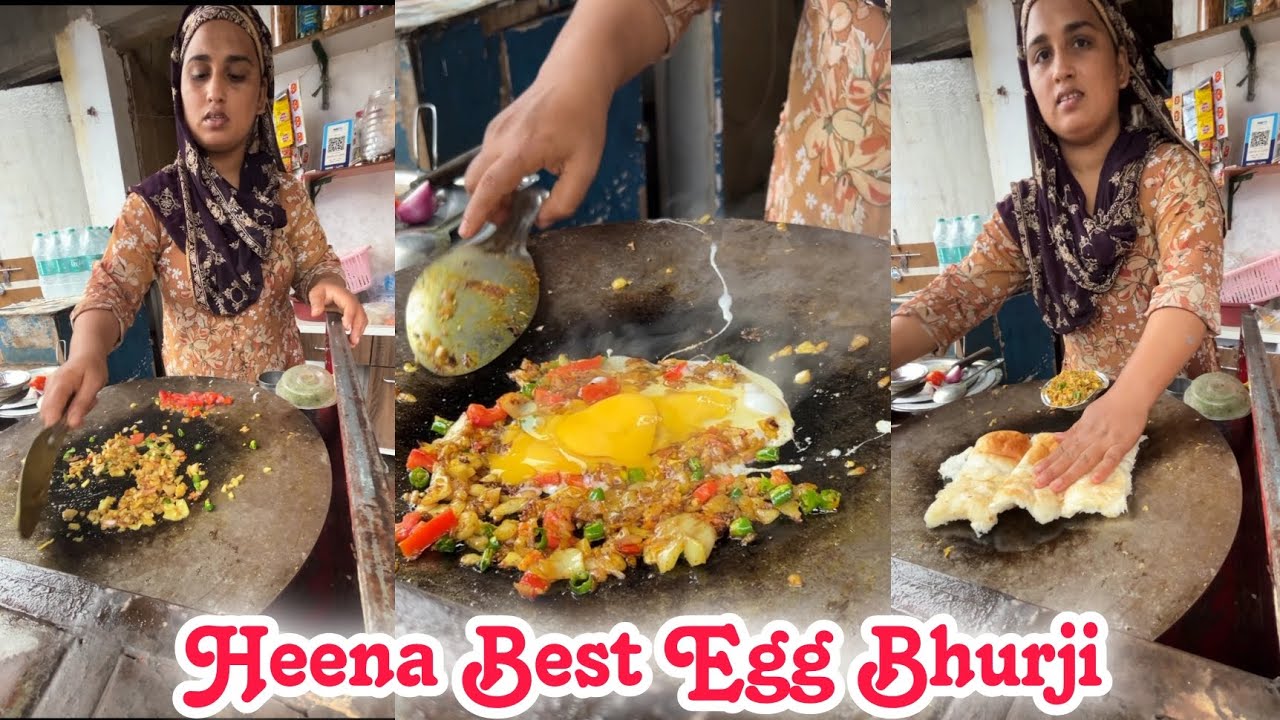 Mumbai Best Egg Bhurji | Street Food | Indian Food