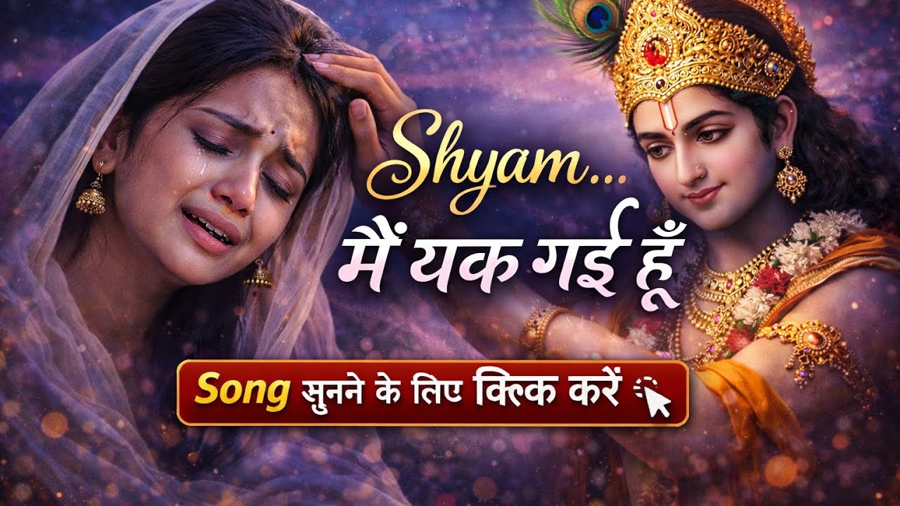  Shyam... मैं थक गई हूँ…”😭Radha Ki Pukar | Heart Touching krishna Bhajan🎧 lagakar ankhe band kar lo🎵