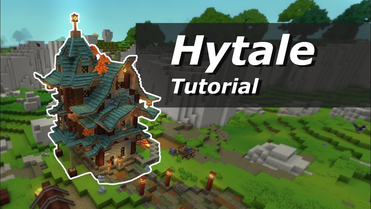 Hytale Build | Medieval Tavern | Full Tutorial | #hytale