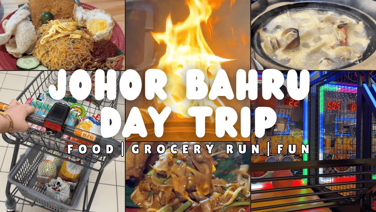 Johor Bahru Day Trip from Singapore | Taman Sutera | VOLCANO LaLa Hotpot & Best Mee Siam Spot Ever!