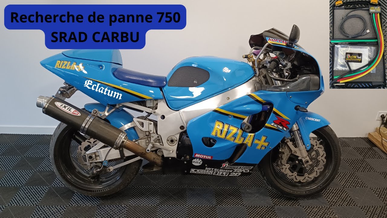 Recherche de panne Suzuki GSXR 750 SRAD