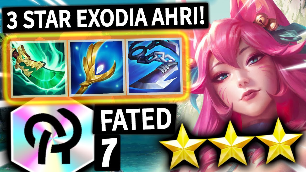 EXODIA AHRI 3 BUILD to Win in TFT Ranked Patch 14.8b! | Teamfight Tactics Set 11 I Best Comps Guide