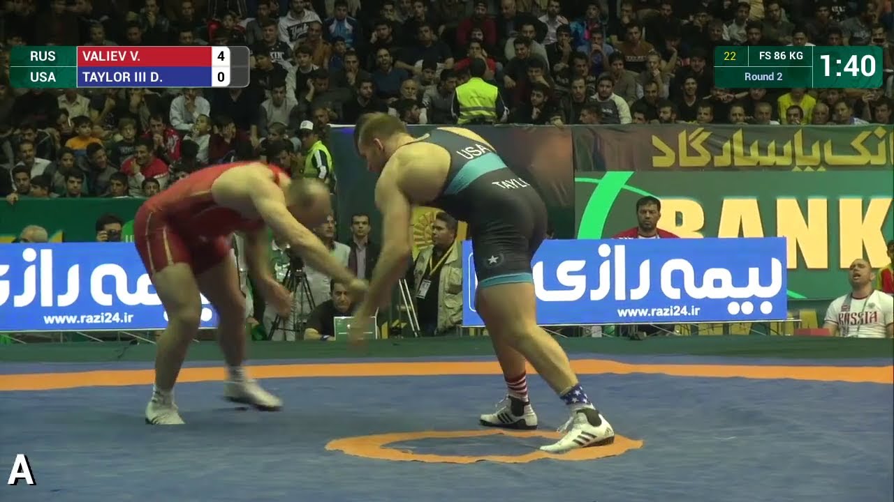 DAVID TAYLOR (USA) df. V. VALIEV (RUS) by TF, 14-4 // Round 2 FS - 86 kg